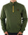 Trojan Half Zip Sweatshirt Army