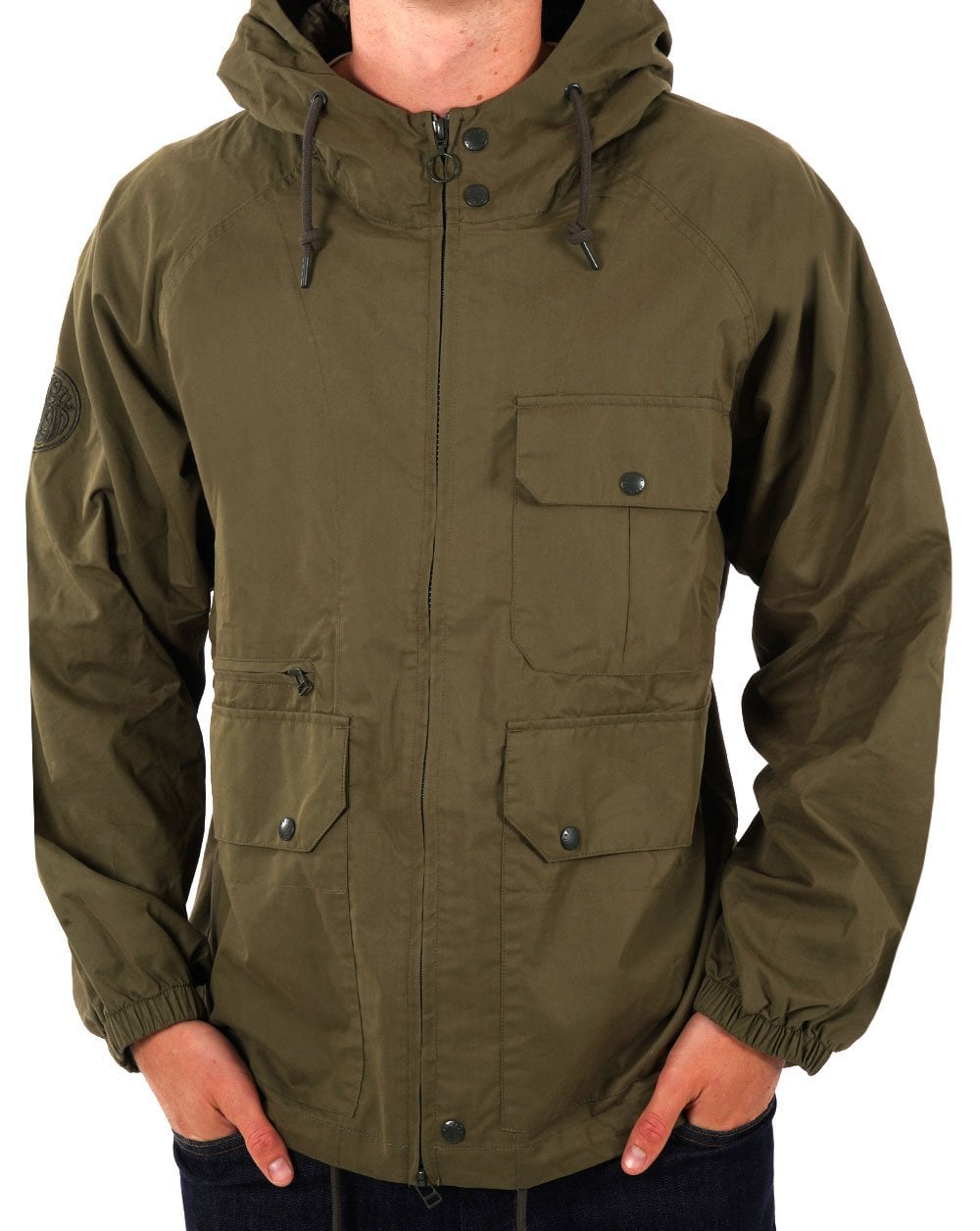 Pretty Green Walker Jacket Khaki Green