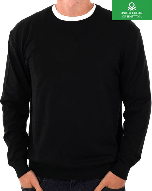 Benetton Crew Neck Sweater Black