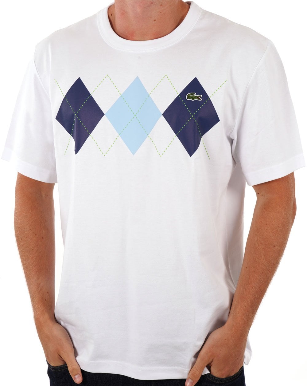 Lacoste Diamond T-shirt White
