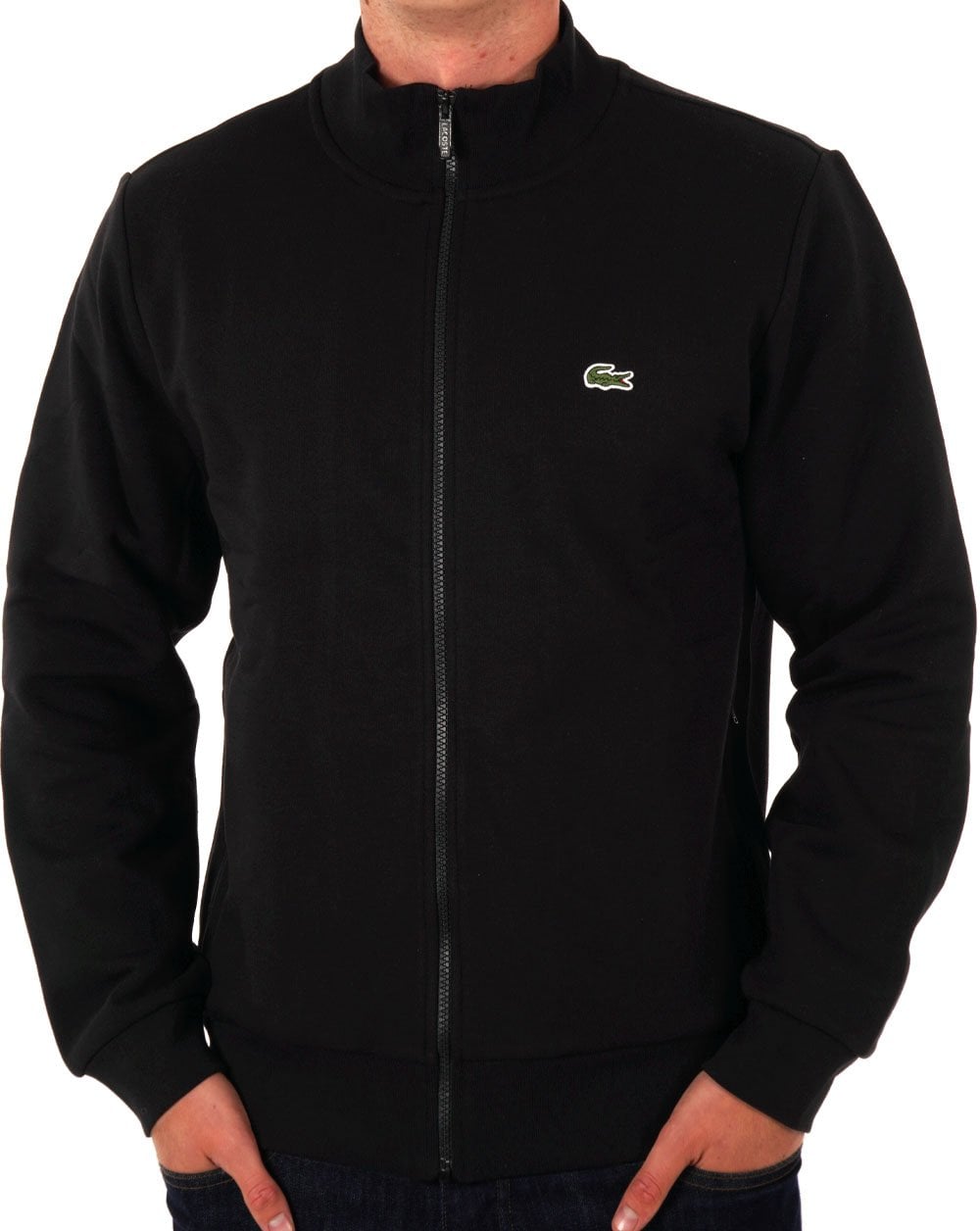 Lacoste Full Zip Track Top Black