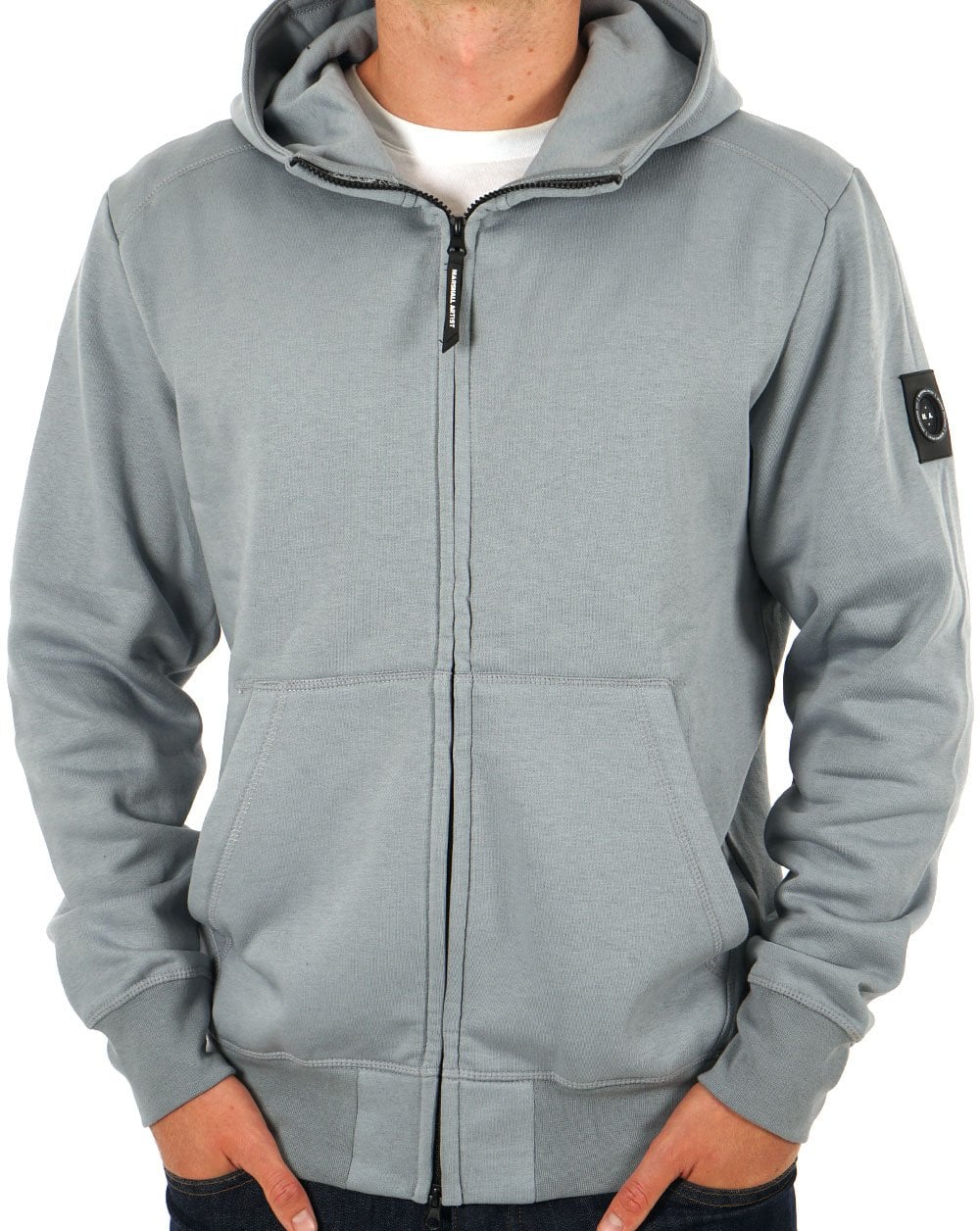 Marshall Artist Siren Full Zip Hoodie Nardo Grey