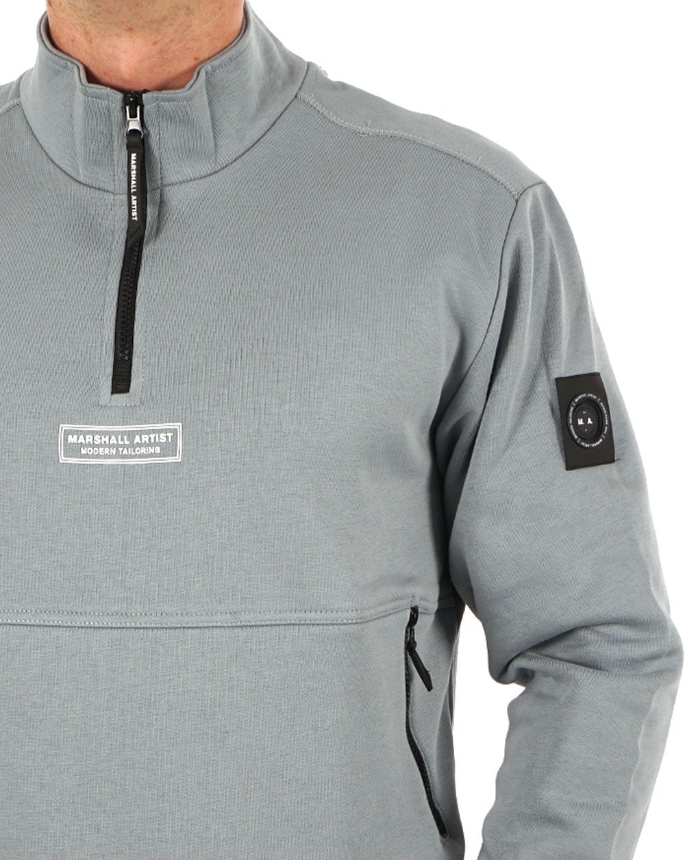 Marshall Artist Siren 1/4 Zip Nardo Grey