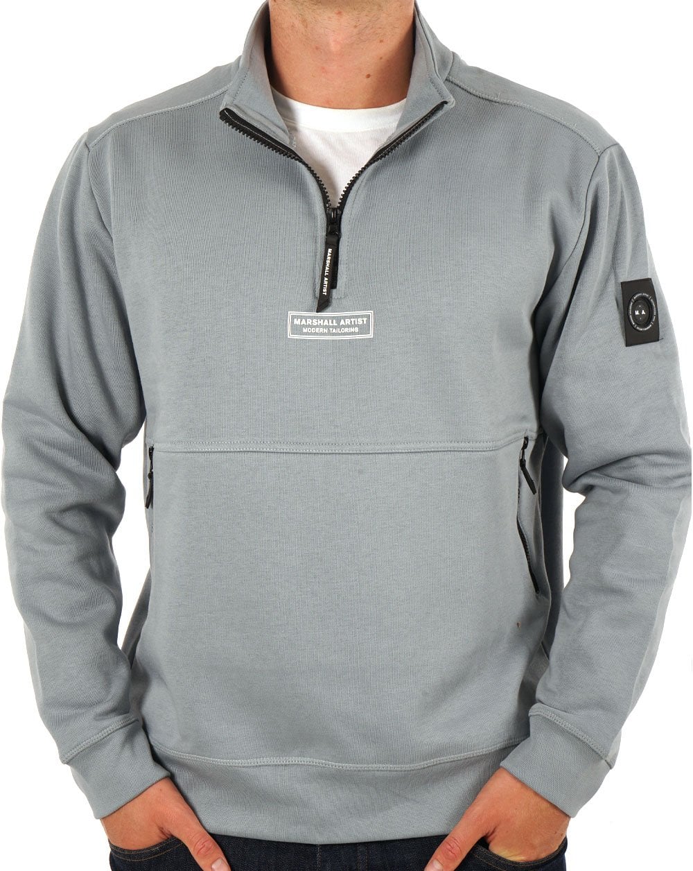 Marshall Artist Siren 1/4 Zip Nardo Grey
