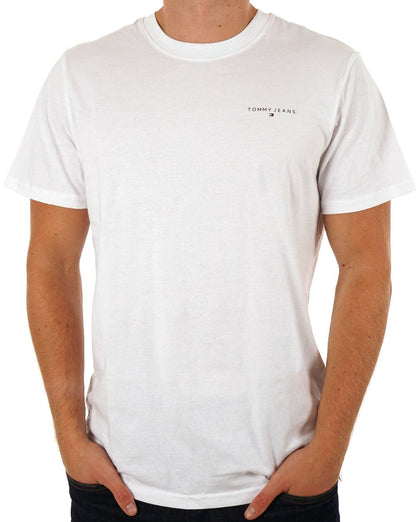 Tommy Jeans Linear Logo T-shirt White
