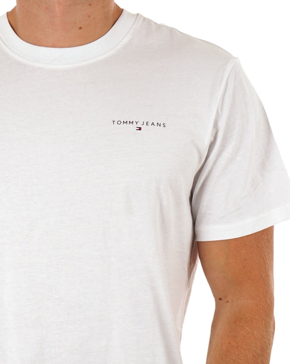 Tommy Jeans Linear Logo T-shirt White