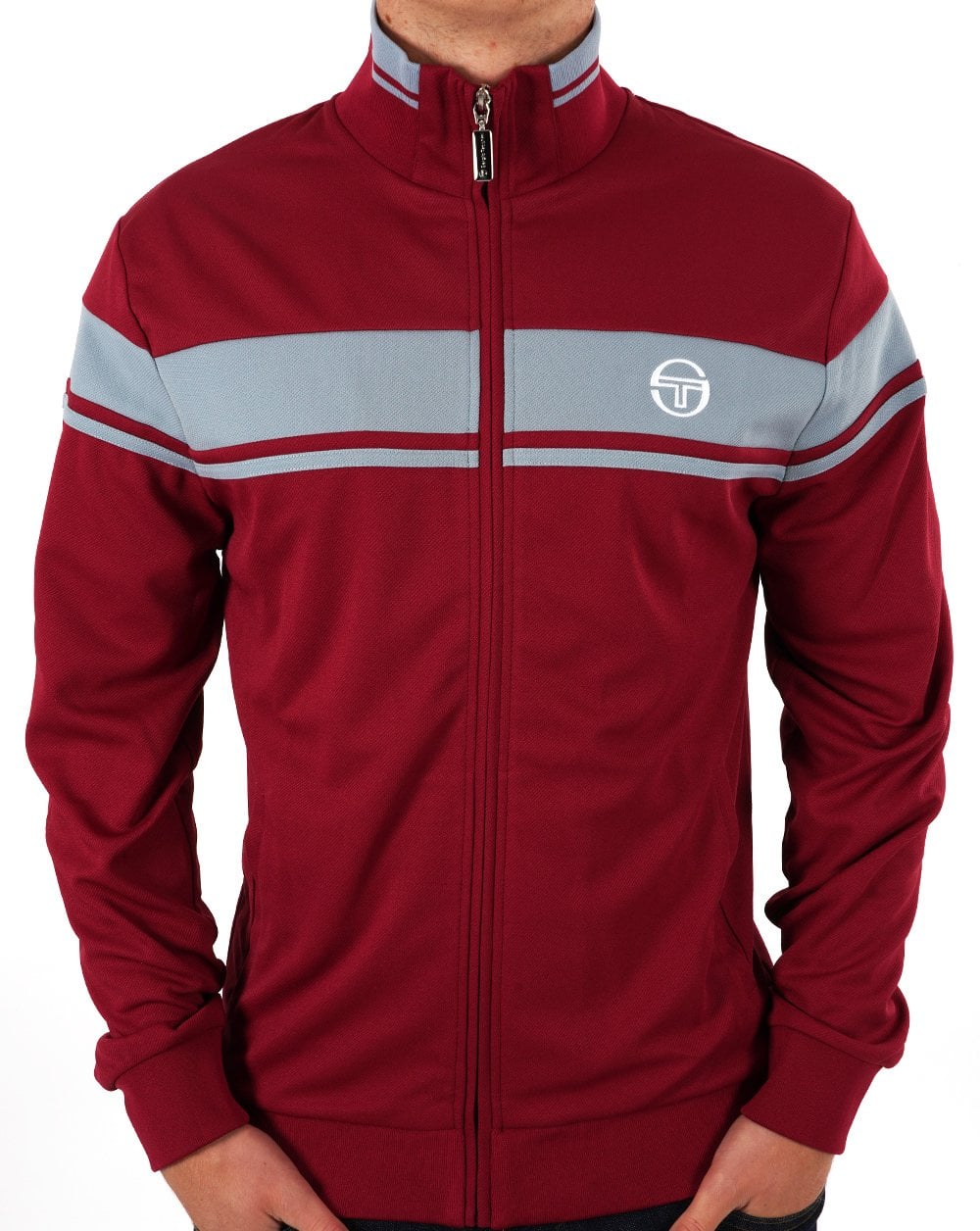Sergio Tacchini Masters Track Top Claret Blue
