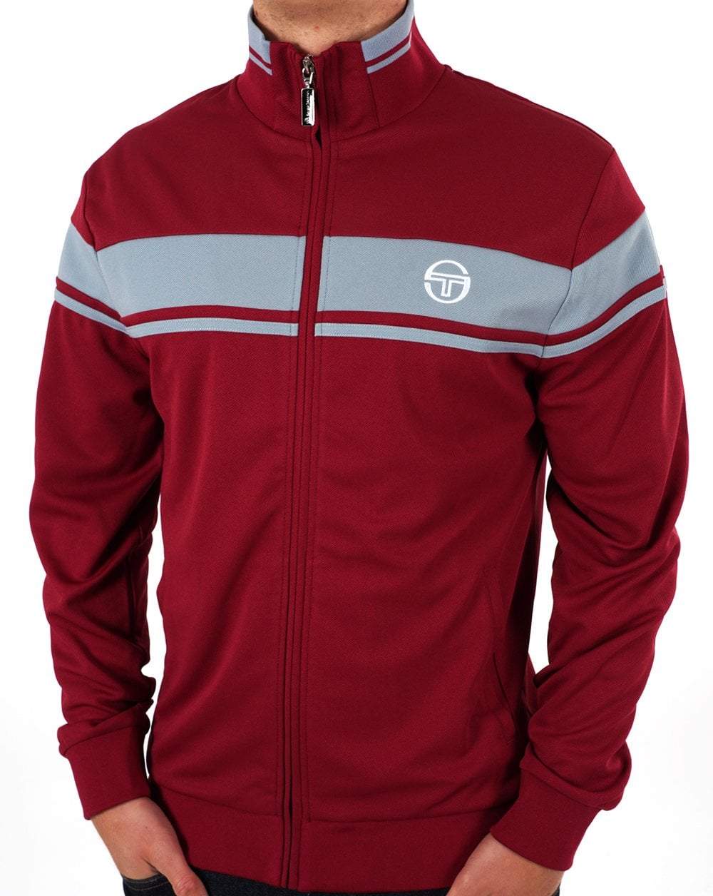 Sergio Tacchini Masters Track Top Claret Blue