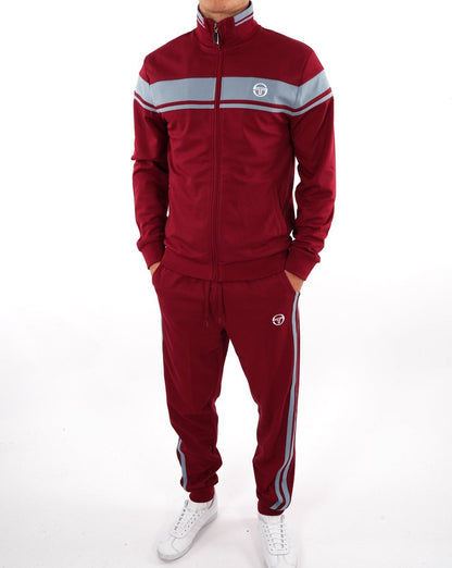 Sergio Tacchini Masters Track Top Claret Blue