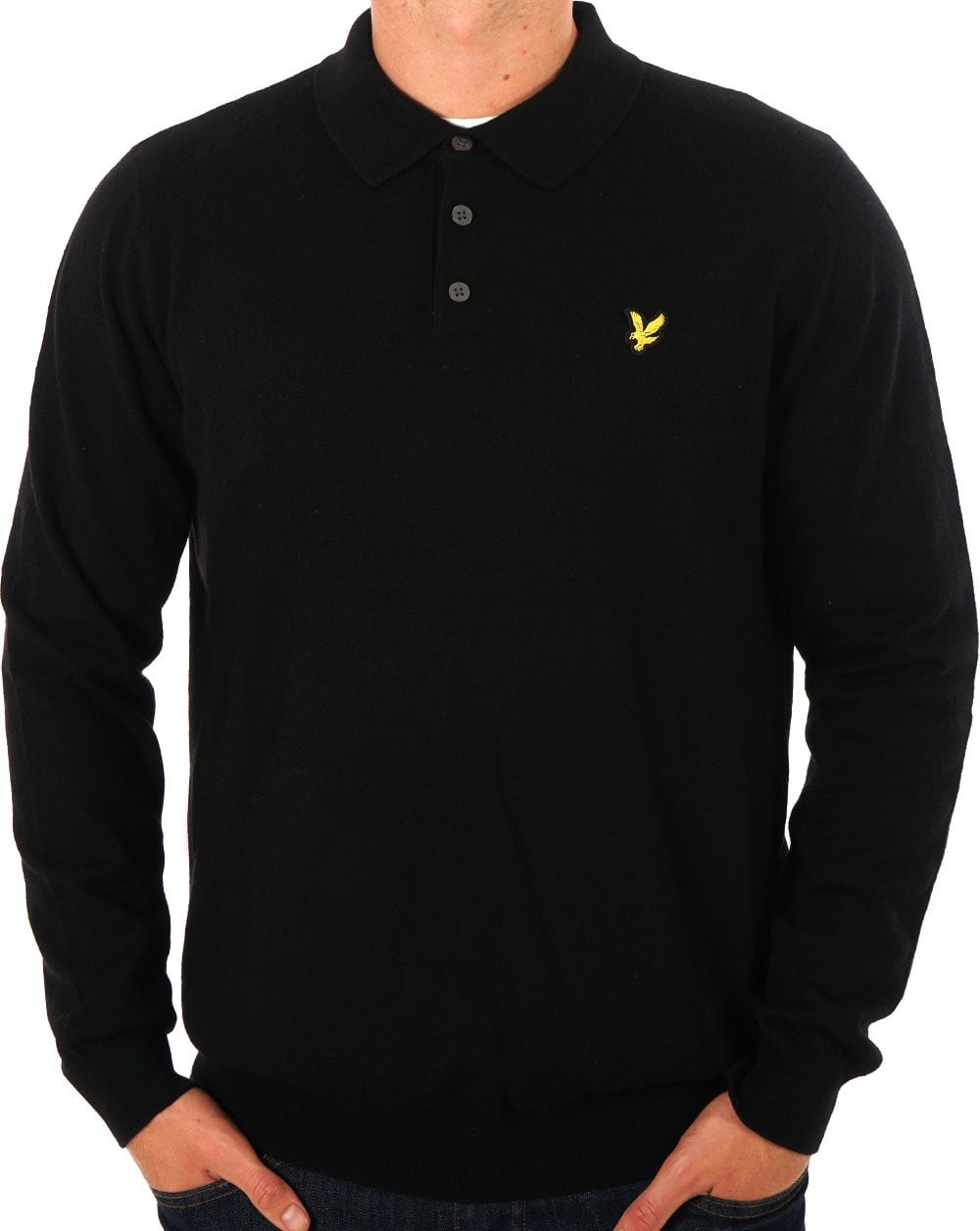 Lyle & Scott LS Knit Polo Black