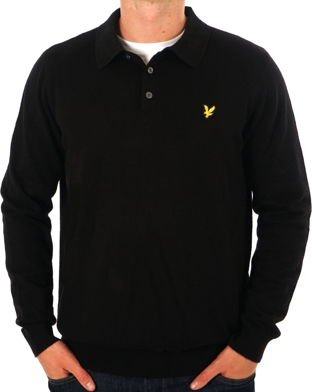 Lyle & Scott LS Knit Polo Black