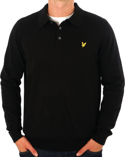Lyle & Scott LS Knit Polo Black
