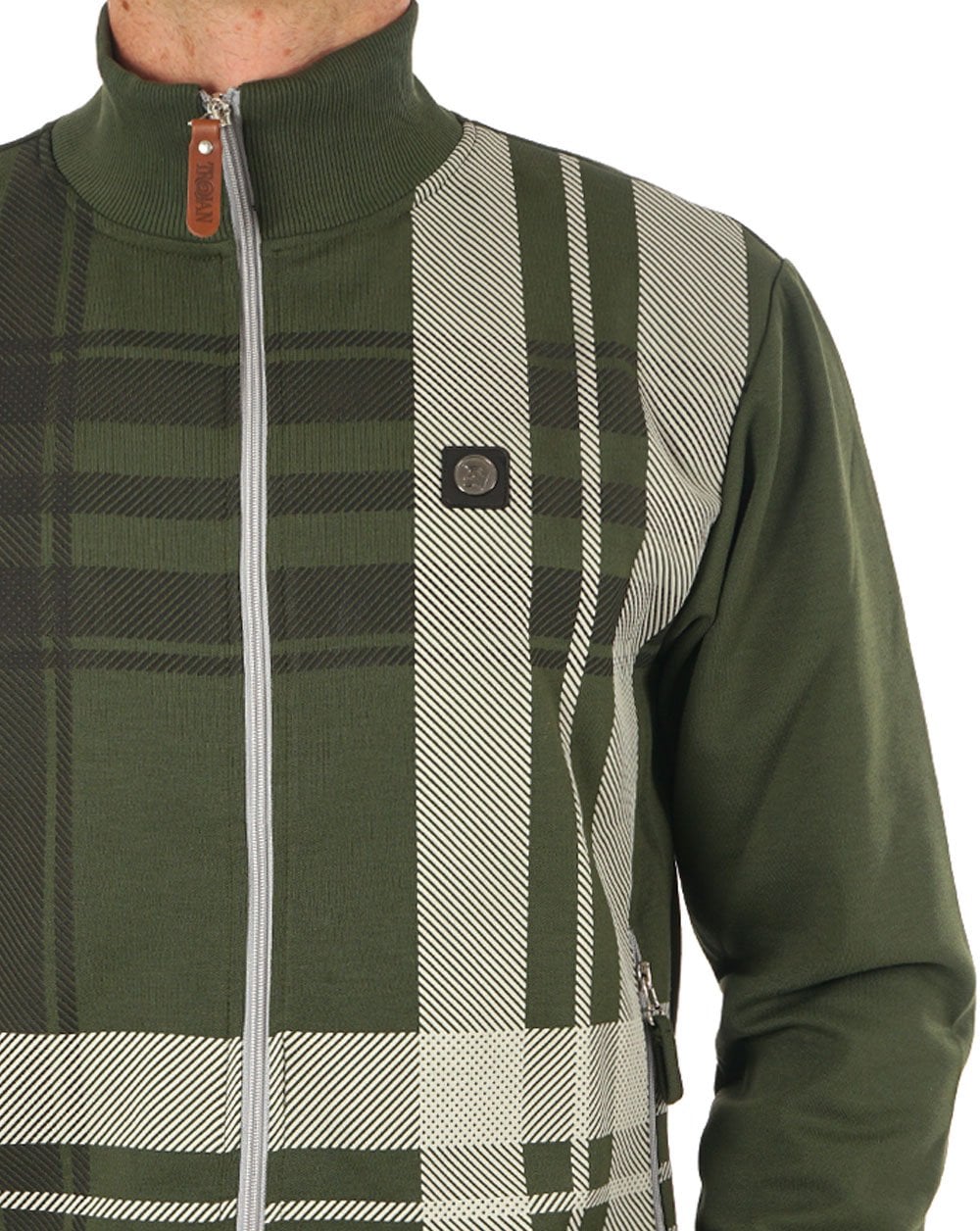 Trojan Check Track Top Army