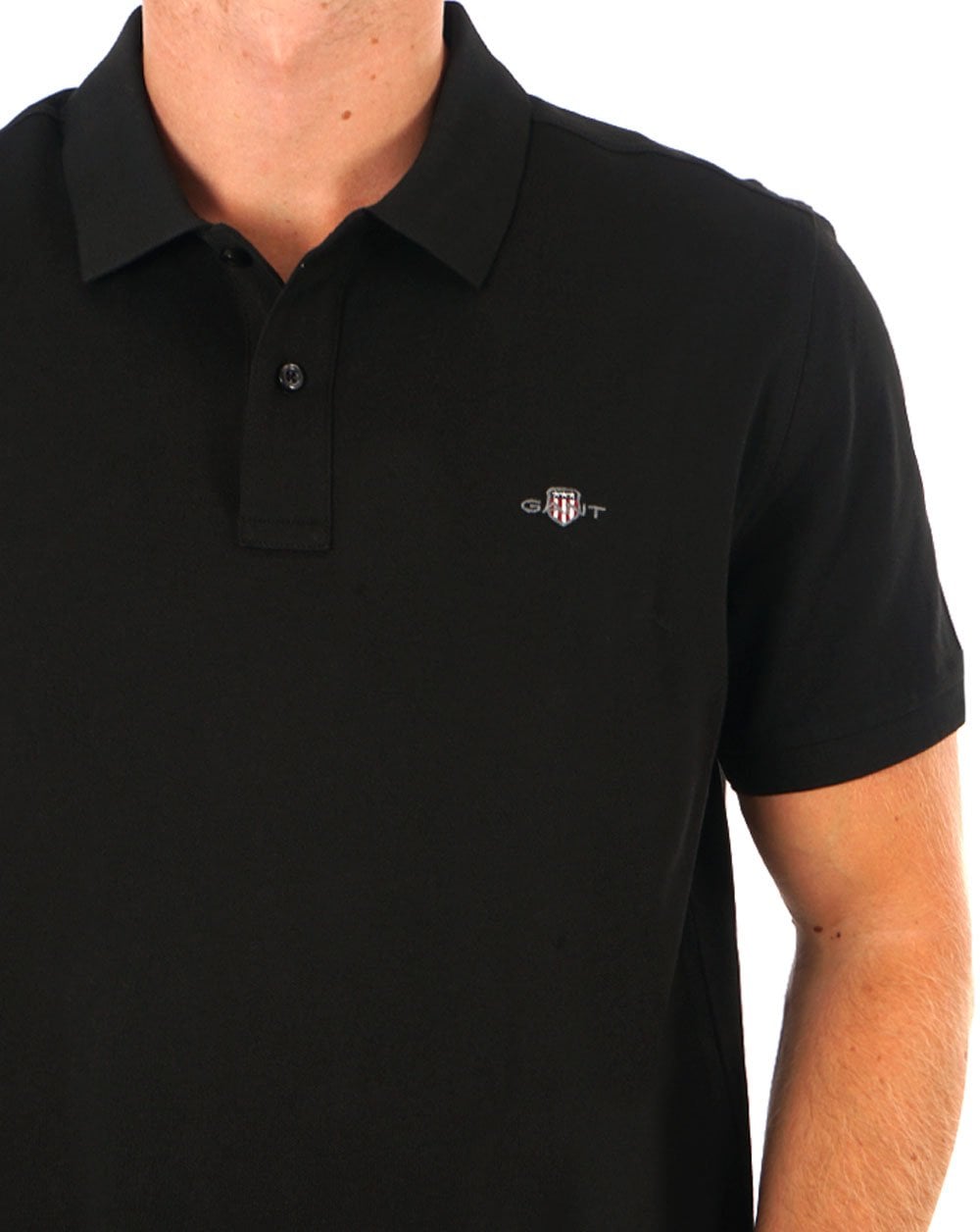 Gant Shield Pique Polo Black