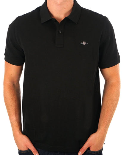 Gant Shield Pique Polo Black