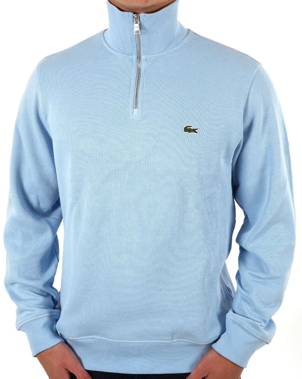 Lacoste Half Zip Sweatshirt Sky Blue