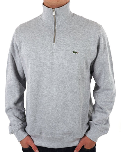 Lacoste Half Zip Sweat Silver Chine