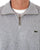 Lacoste Half Zip Sweat Silver Chine