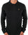 Fila Gold Textured LS Knit Polo Black