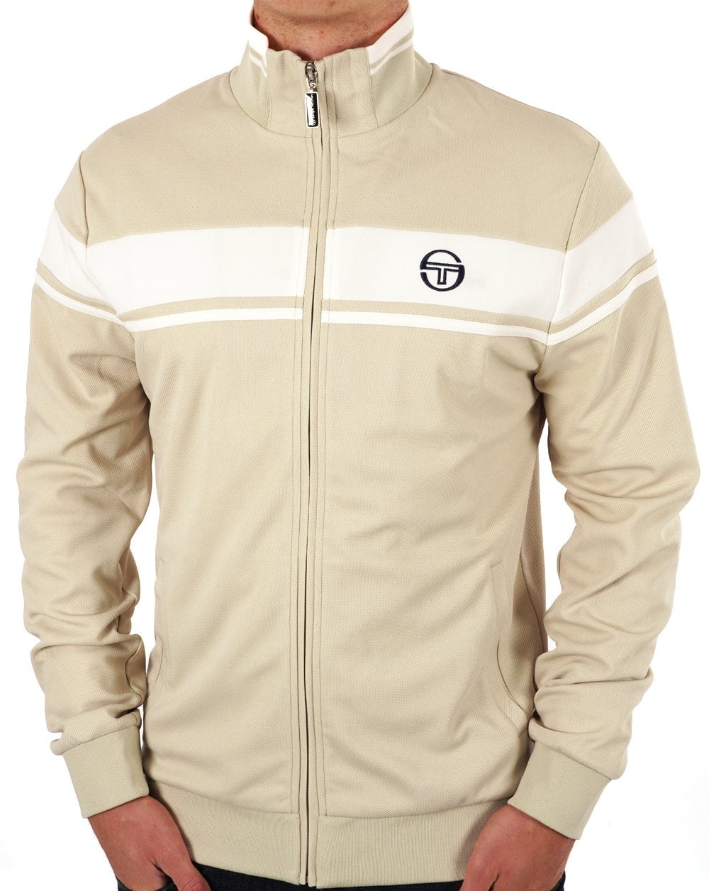 Sergio Tacchini Masters Track Top Stone/Gardenia