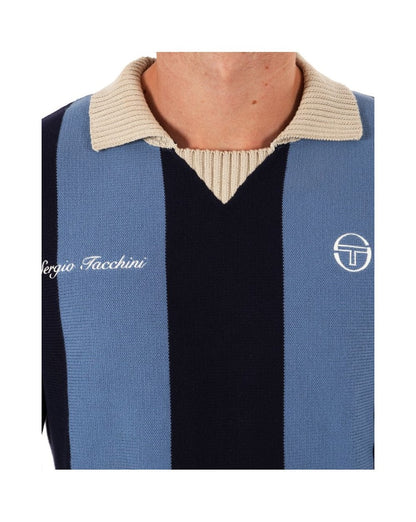 Sergio Tacchini Collared Knit Blue / Navy