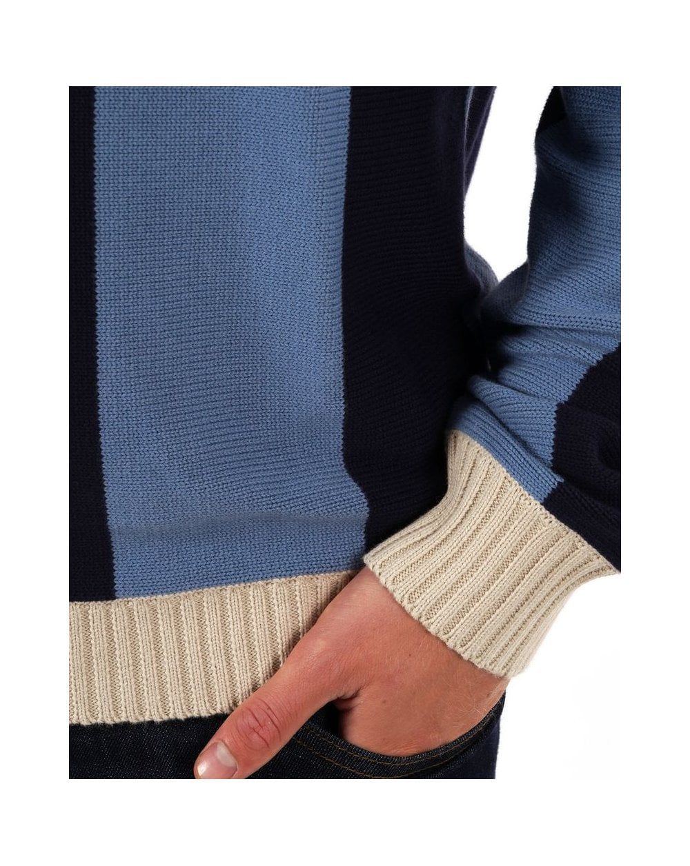 Sergio Tacchini Collared Knit Blue / Navy