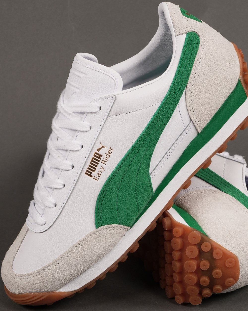 Puma Easy Rider Mix Trainers White/Archive Green