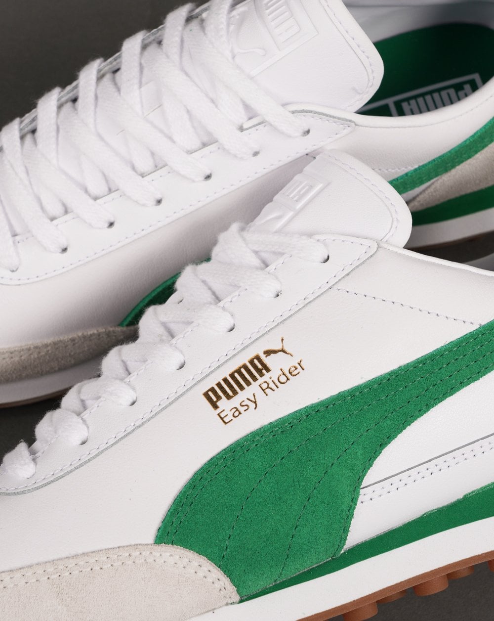 Puma Easy Rider Mix Trainers White/Archive Green