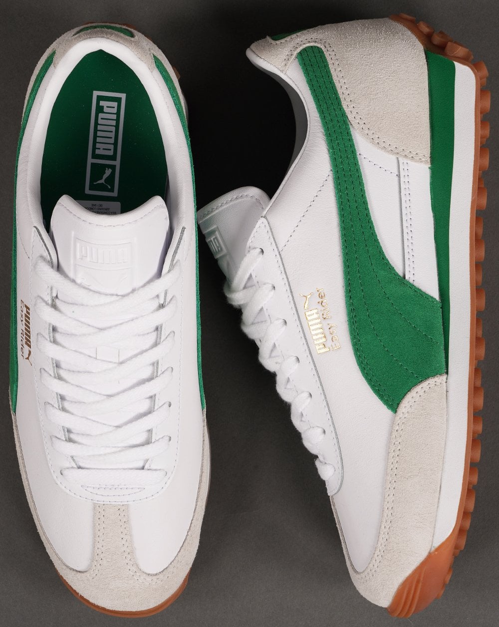 Puma Easy Rider Mix Trainers White/Archive Green
