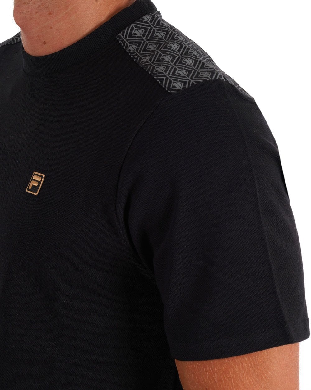Fila Gold Lester T Shirt Black