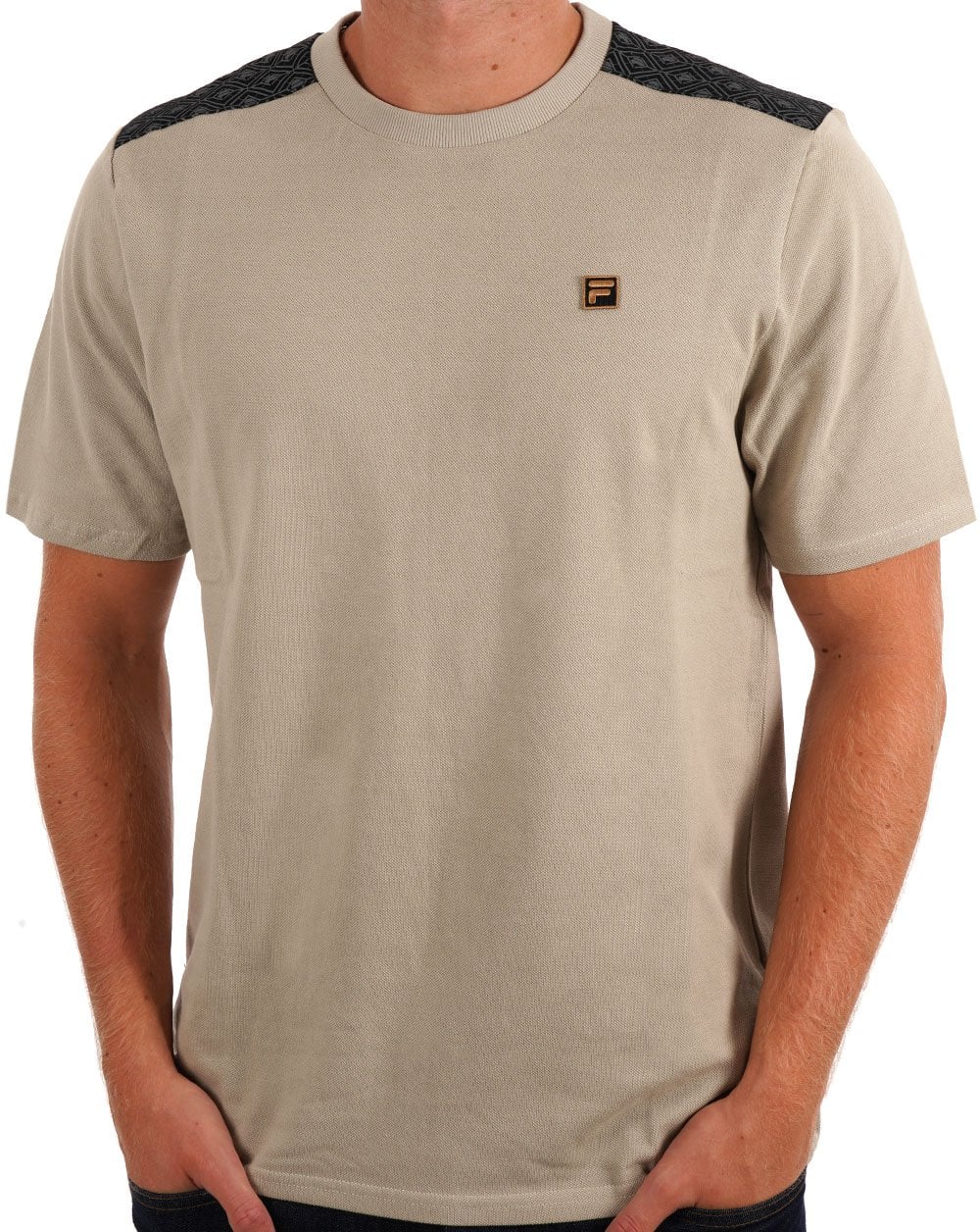 Fila Gold Lester T Shirt Stone