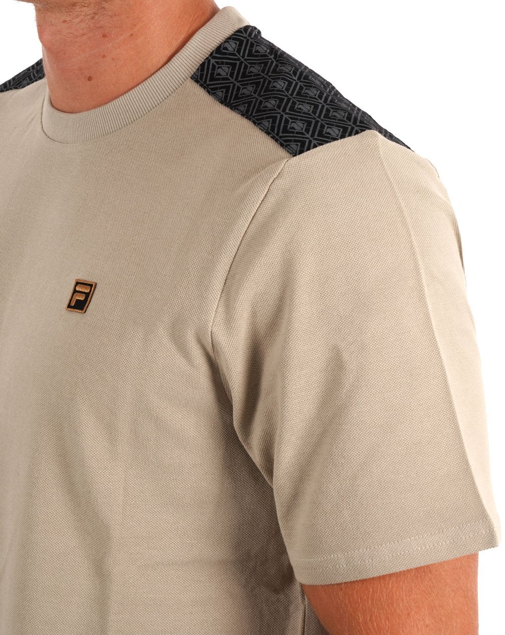 Fila Gold Lester T Shirt Stone