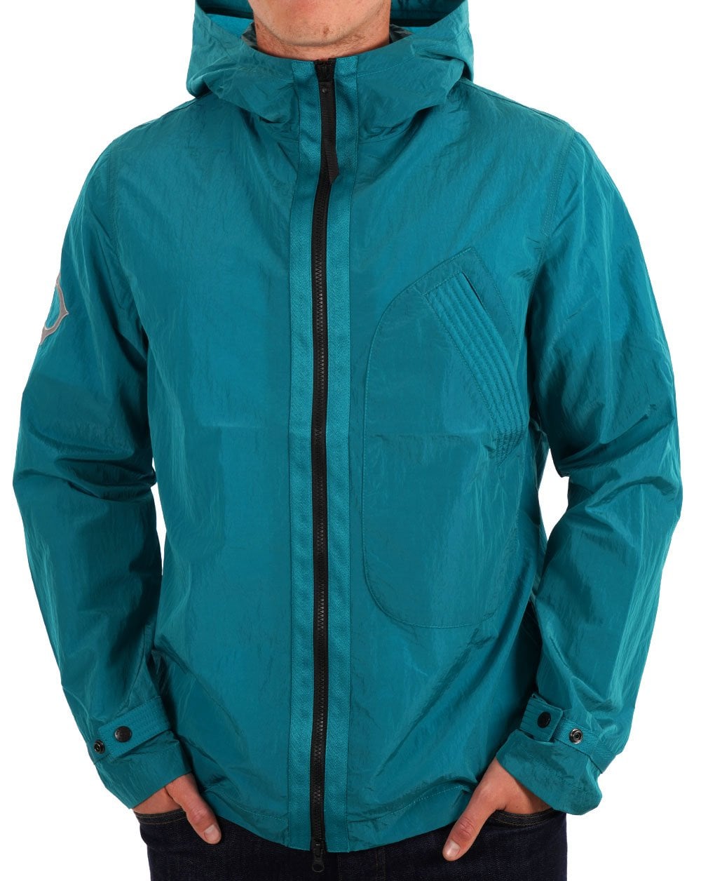 MA.STRUM Guard Hooded Jacket Lake Blue