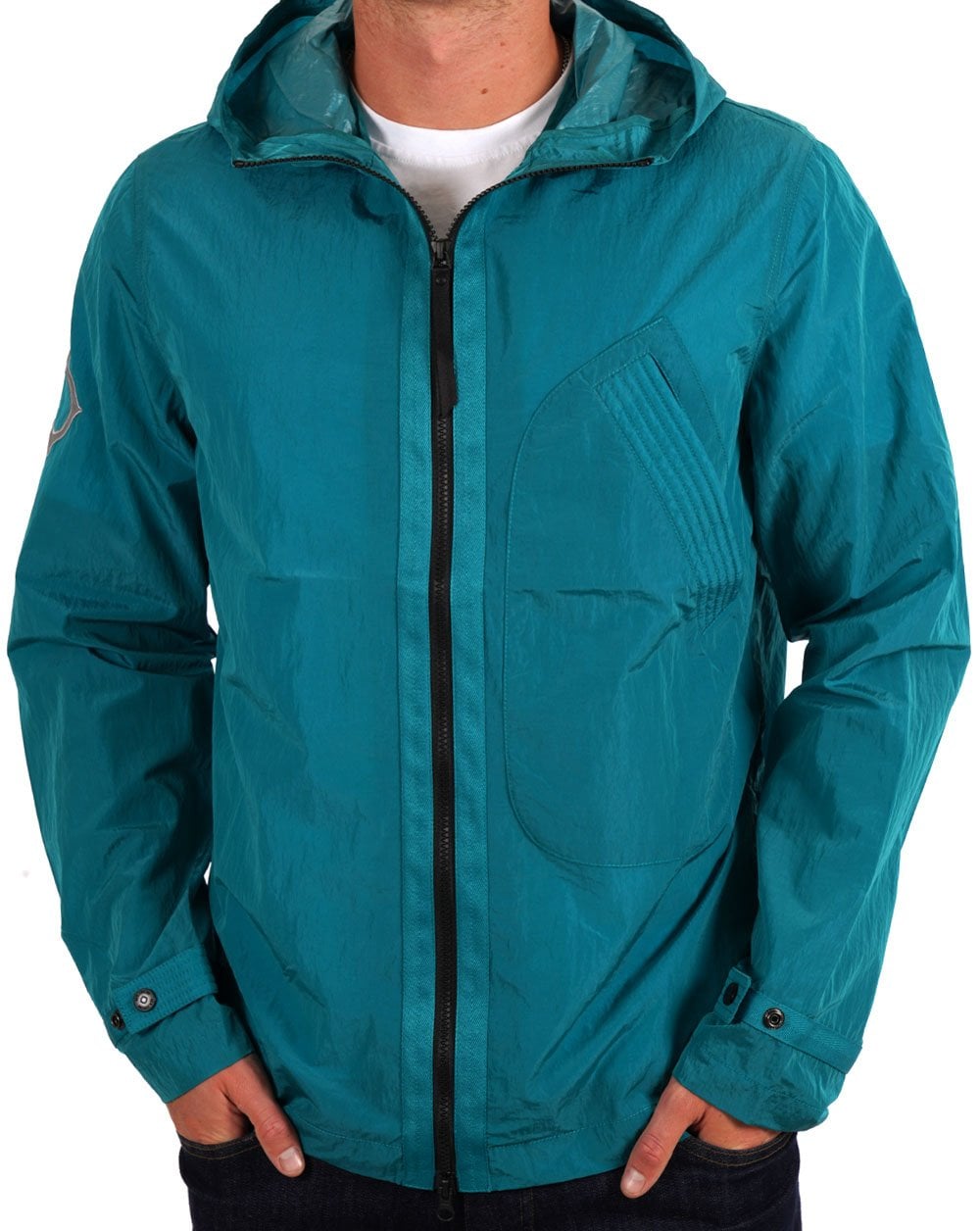 MA.STRUM Guard Hooded Jacket Lake Blue