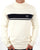 Sergio Tacchini Masters Roll Neck Knit Ecru Navy