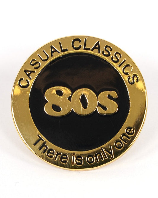 80s Casual Classics Elite Pin Badge Black/gold