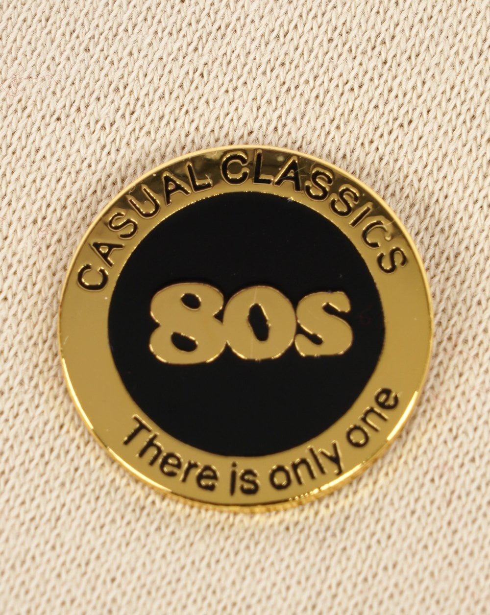 80s Casual Classics Elite Pin Badge Black/gold