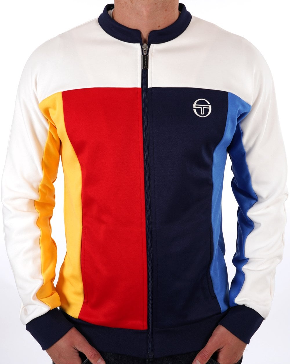 Sergio Tacchini Colour Block Track Top Gardenia/Multi