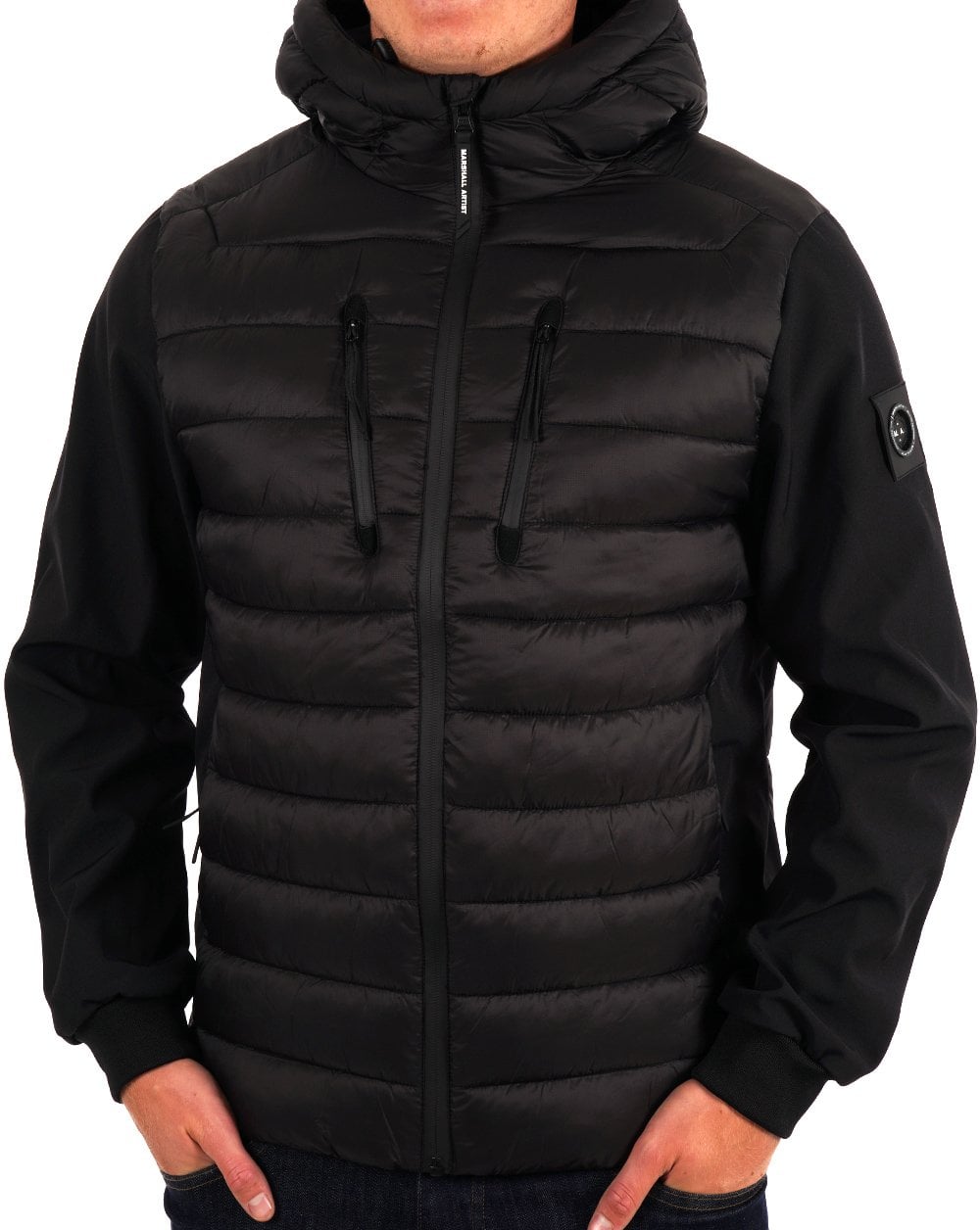 Marshall Artist Ibrido Softshell Jacket Black