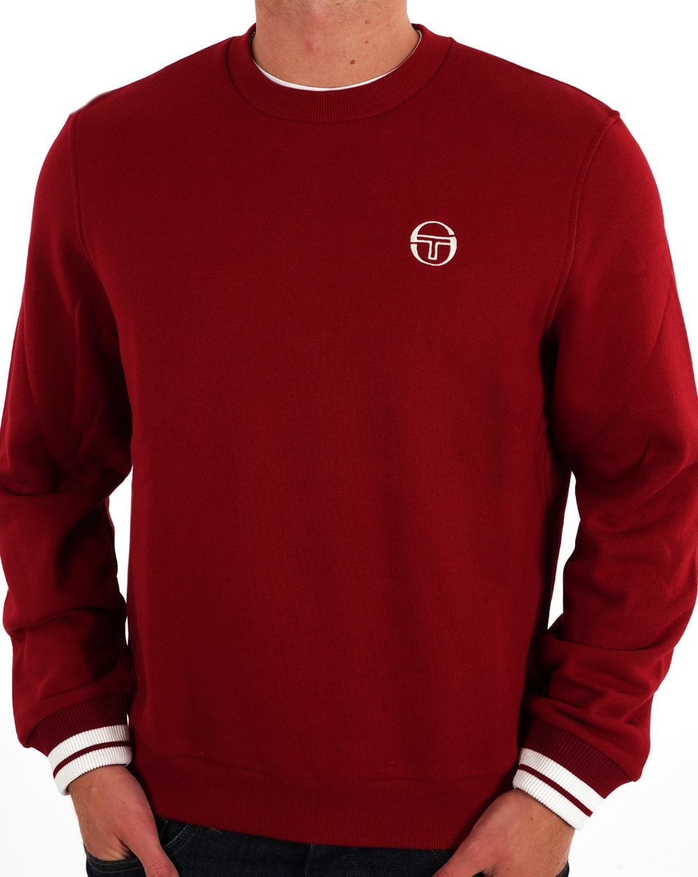 Sergio Tacchini Logo Sweat Deep Red