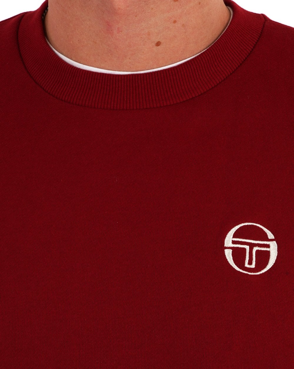 Sergio Tacchini Logo Sweat Deep Red