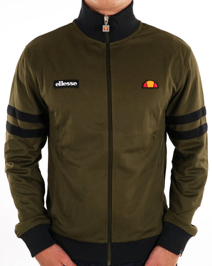 Ellesse Roma Track Top Khaki/Black