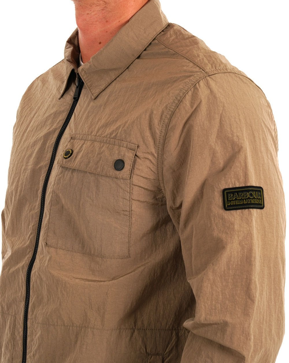 Barbour International Inline Overshirt Timberwolf