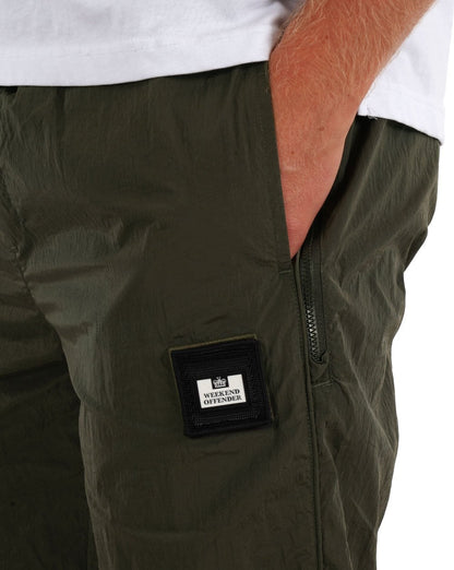 Weekend Offender Keller Parachute Pants Khaki Green