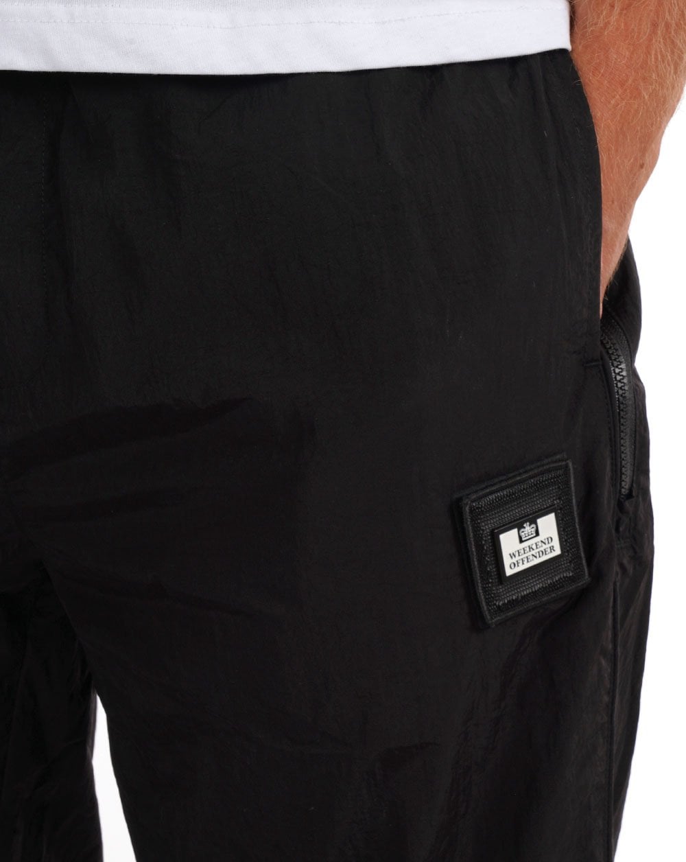 Weekend Offender Keller Parachute Pants Black