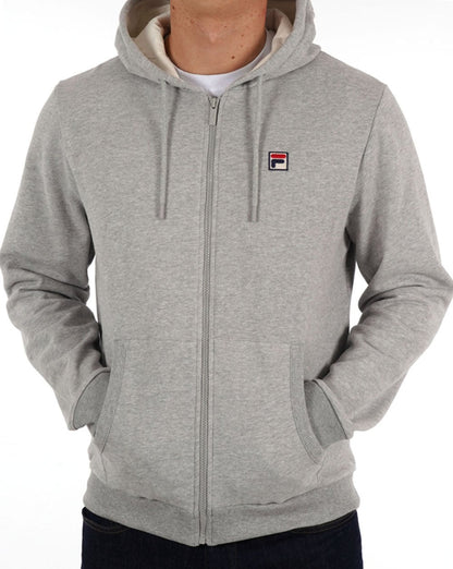Fila Vintage Tenconi Hoodie Grey Marl