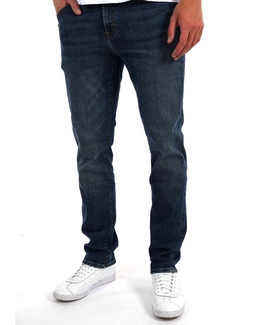 Mish Mash Tapered Flex Jean Mid Blue