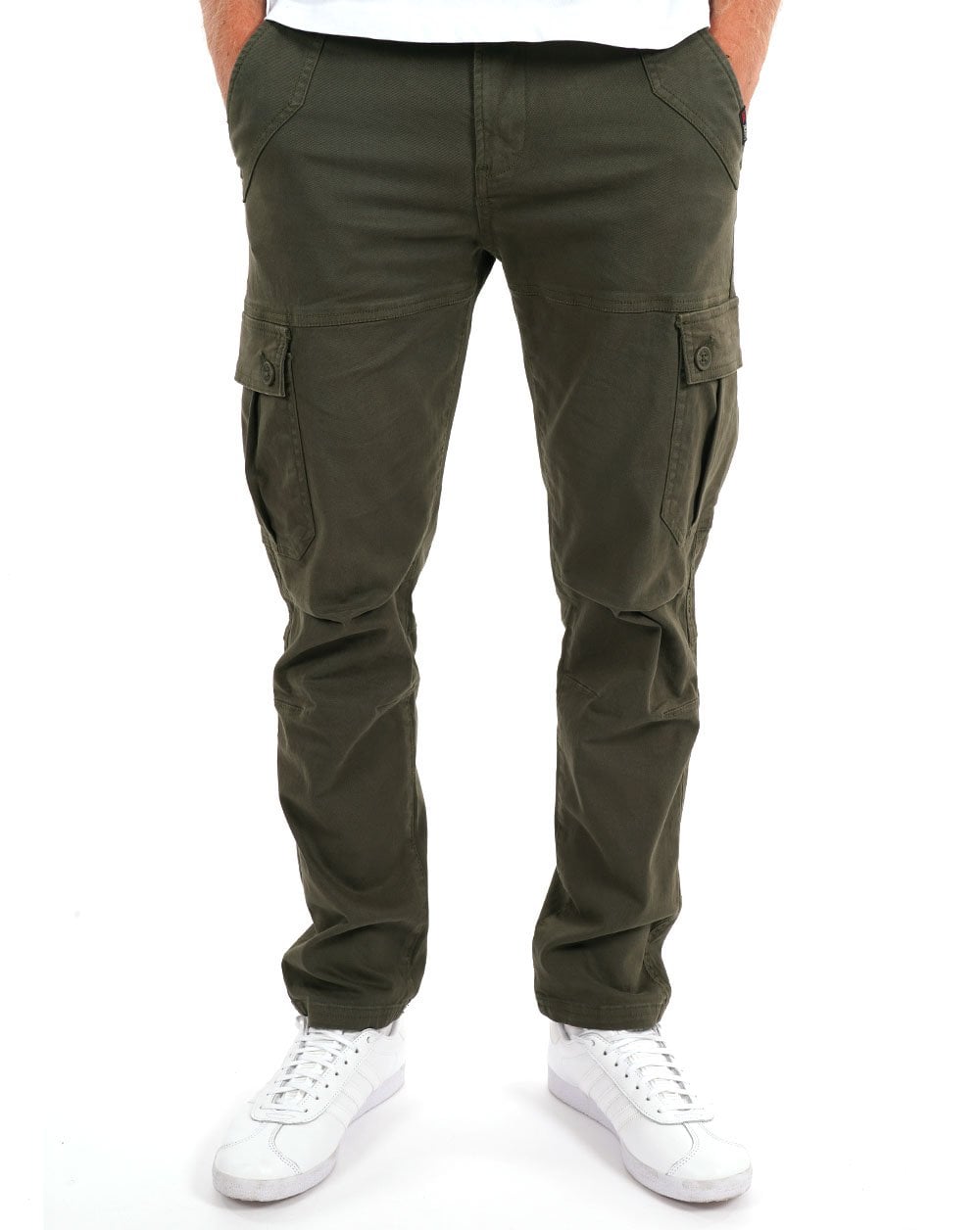 80s Casual Classics Oxford Cargo Pant Olive Green