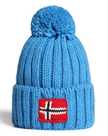 Napapijri Semiury Bobble Hat Blue Sapphire