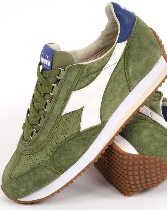 Diadora Diadora Equipe Suede SW Heritage Trainers Iguana Green